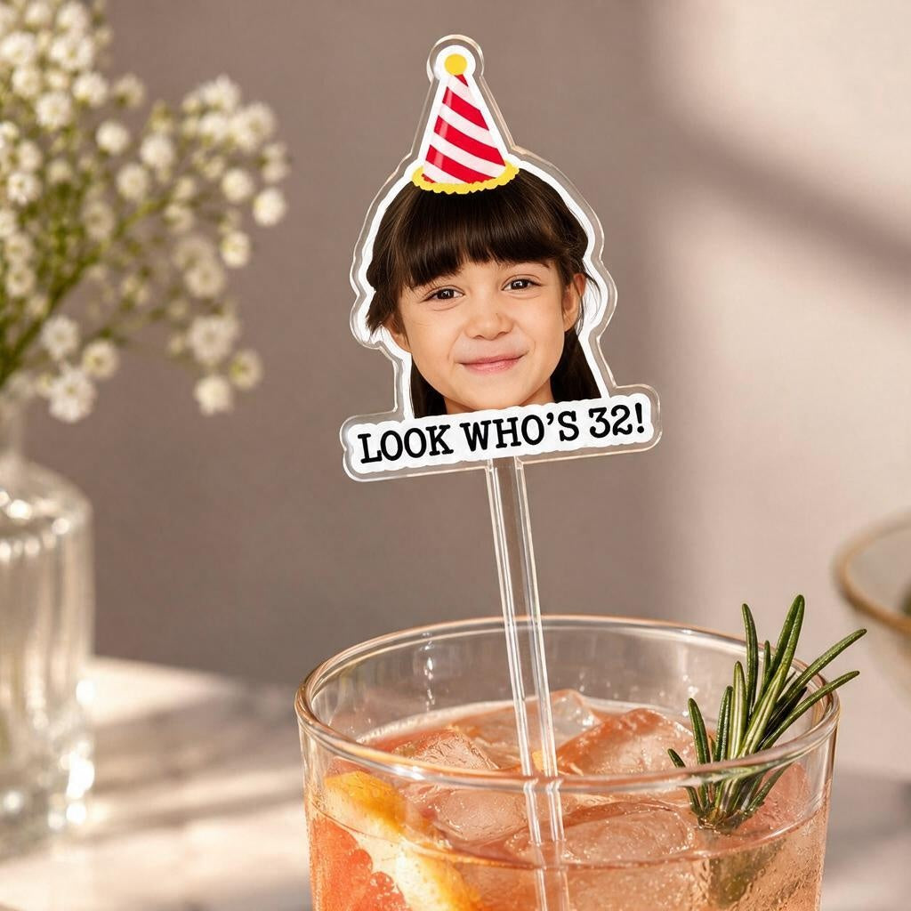 Custom Birthday Drink Stirrer - image 1 | Jolliboo