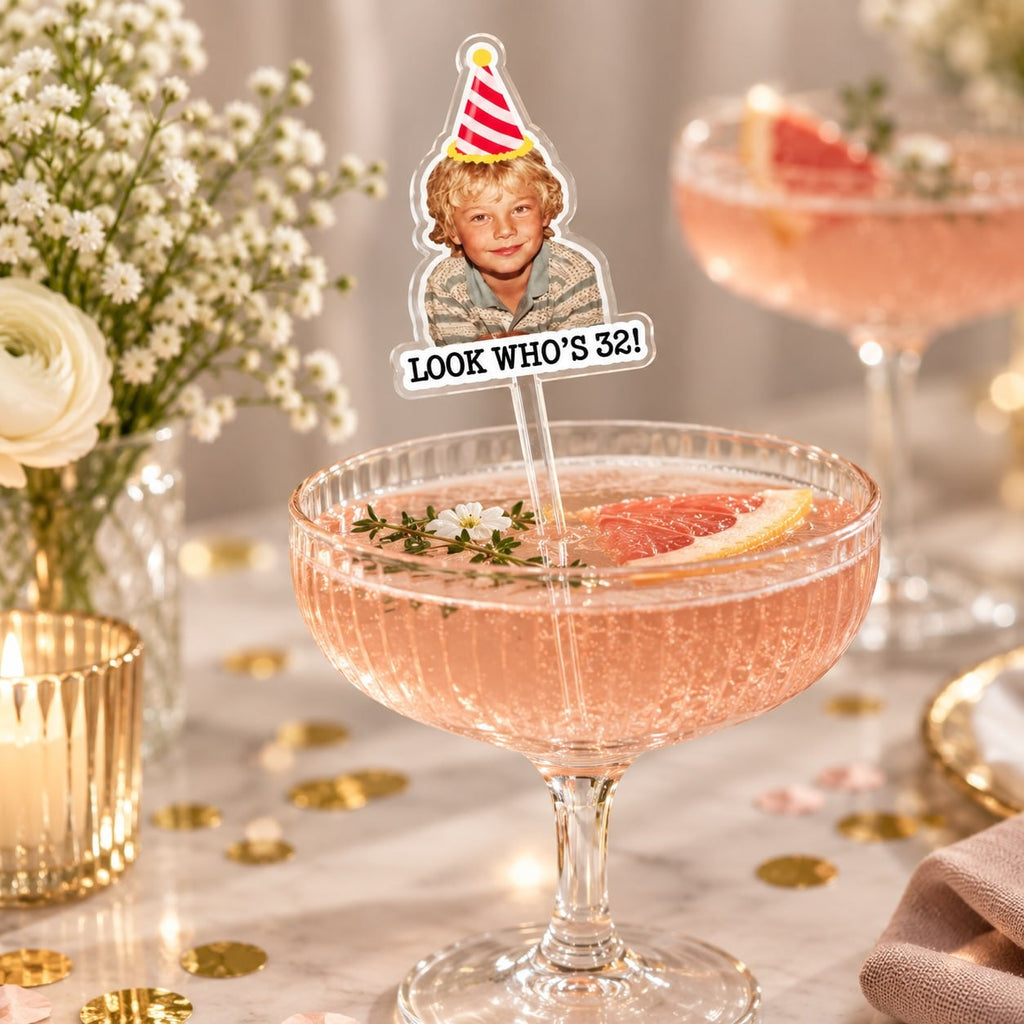 Custom Birthday Drink Stirrer - image 1 | Jolliboo