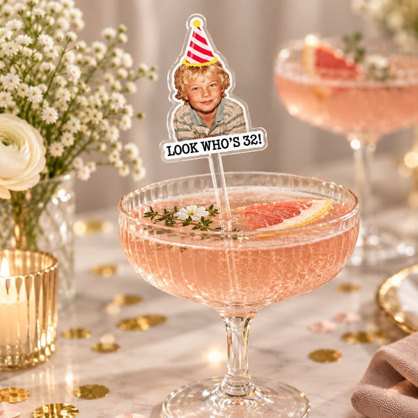 Custom Birthday Drink Stirrer - image 1 | Jolliboo