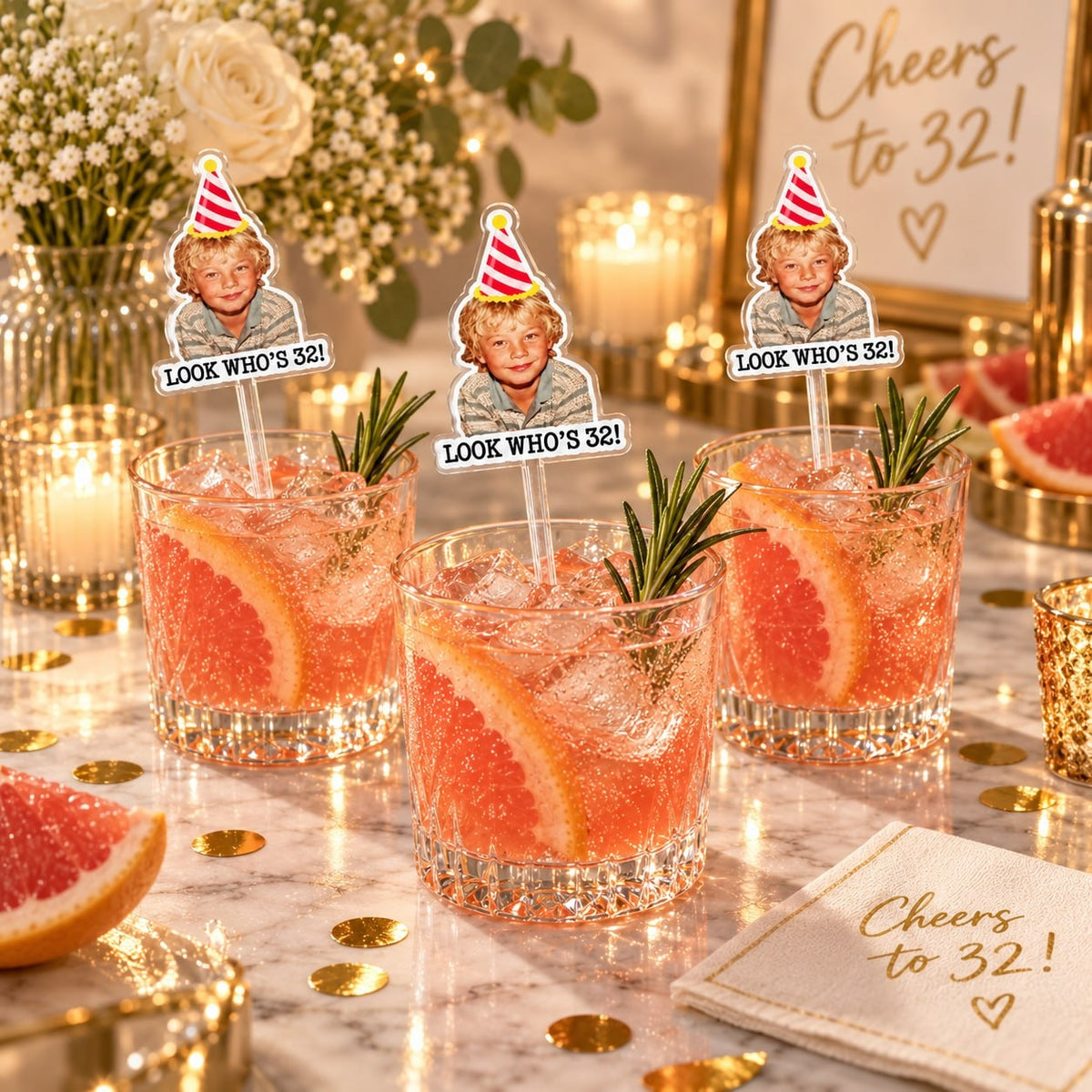 Custom Birthday Drink Stirrer - image 3 | Jolliboo