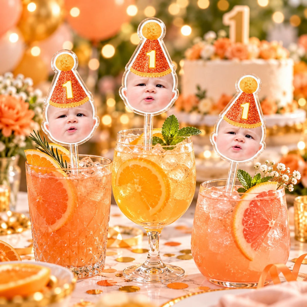Custom Birthday Hat Age Drink Stirrer - image 3 | Jolliboo
