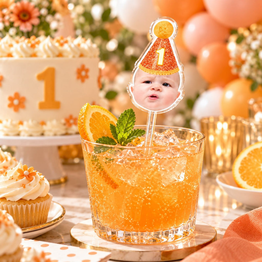 Custom Birthday Hat Age Drink Stirrer - image 4 | Jolliboo