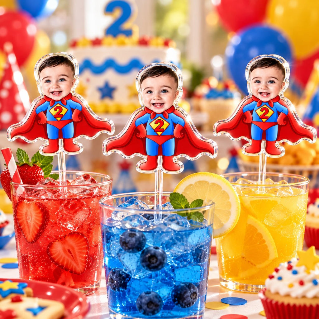 Custom Cape Hero Age Drink Stirrer - image 4 | Jolliboo