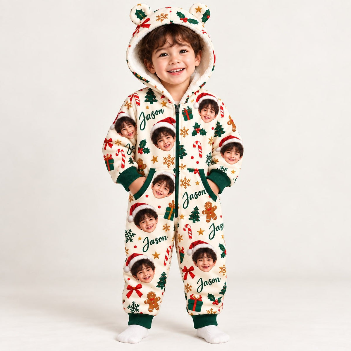Custom Christmas Pyjama Suit - image 5 | Jolliboo