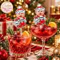 Custom Christmas Snowman Name Drink Stirrer - image 1 | Jolliboo