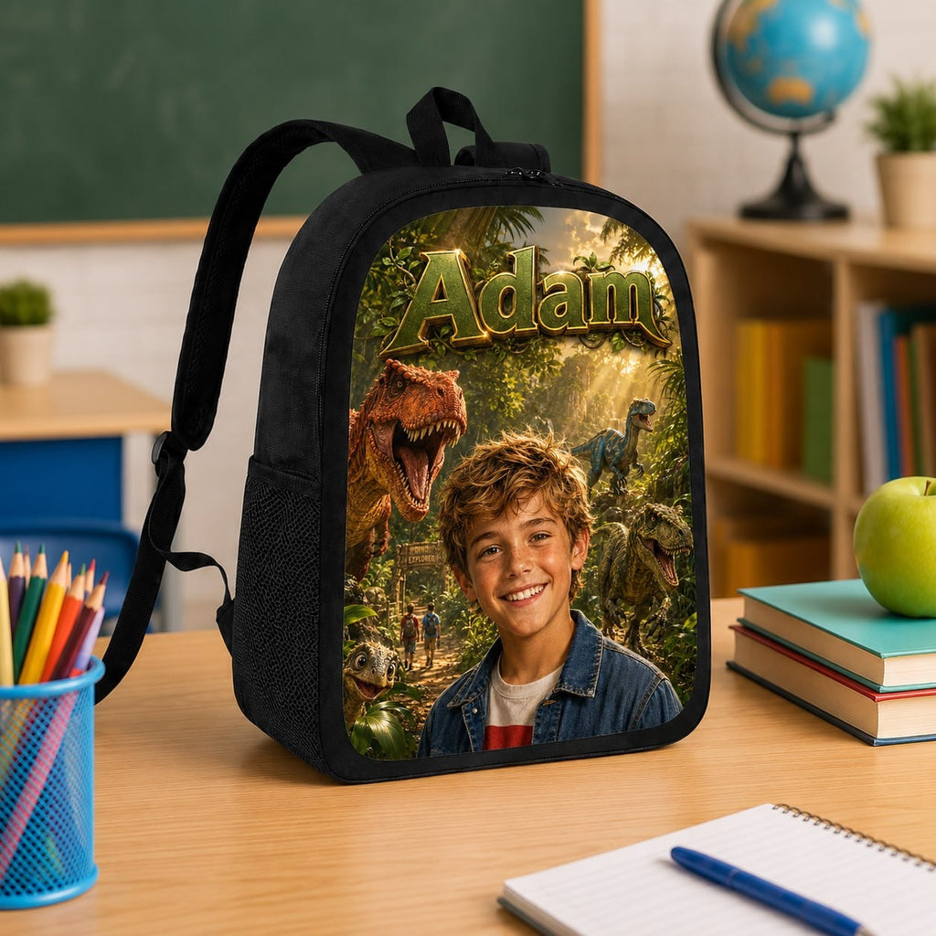 Custom Dino Park Backpack - image 5 | Jolliboo