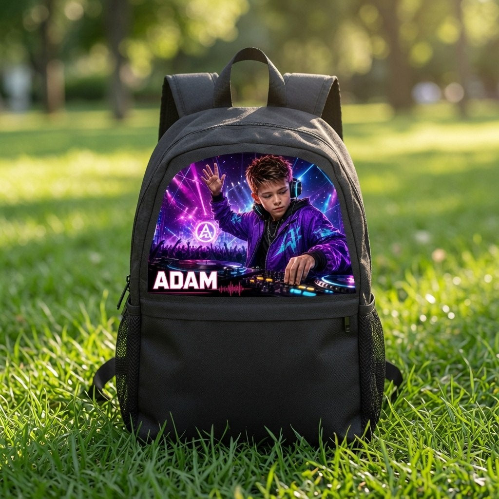 Custom DJ Casual Backpack - image 2 | Jolliboo