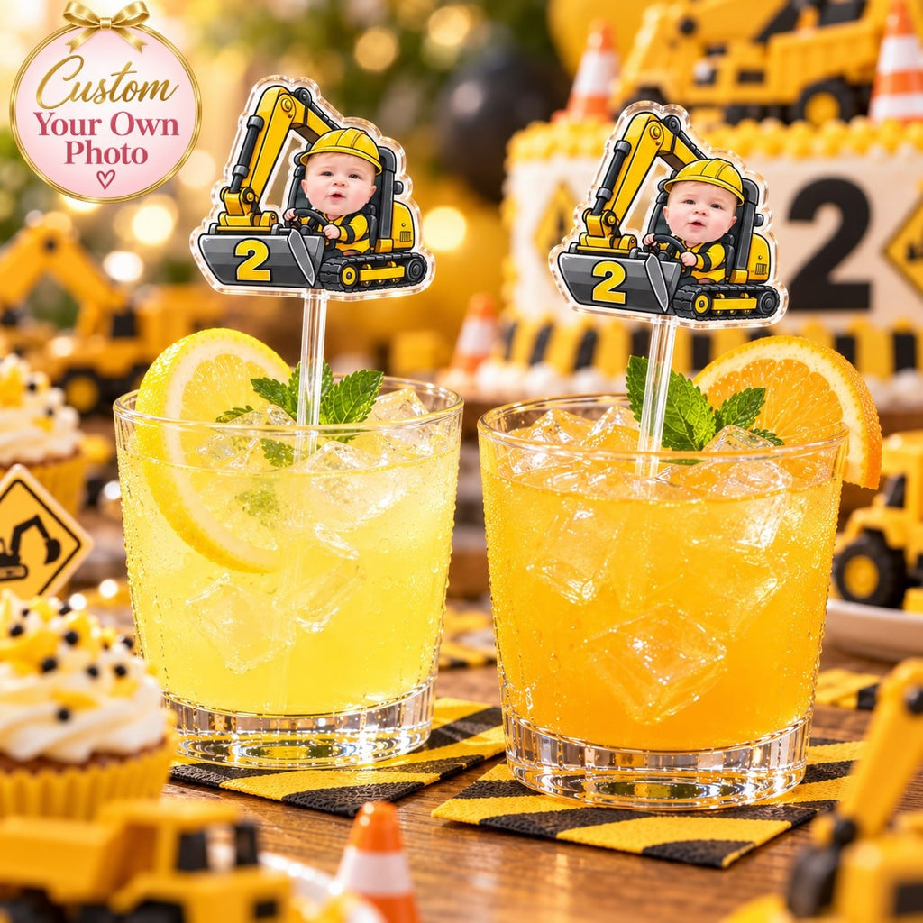Custom Excavator Age Drink Stirrer - image 1 | Jolliboo