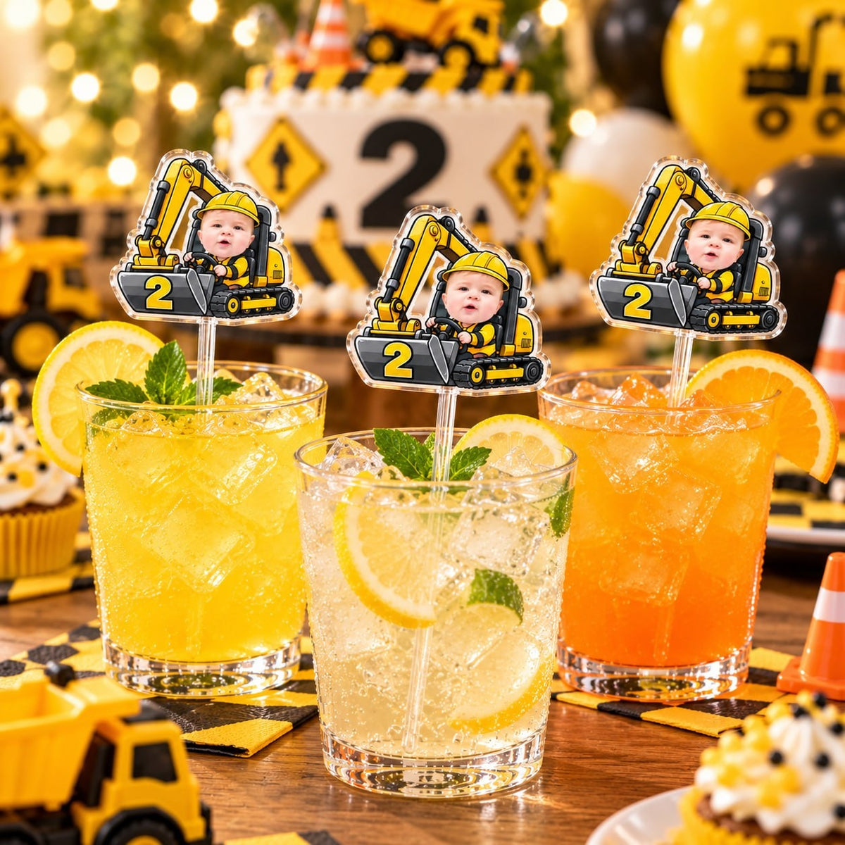 Custom Excavator Age Drink Stirrer - image 3 | Jolliboo