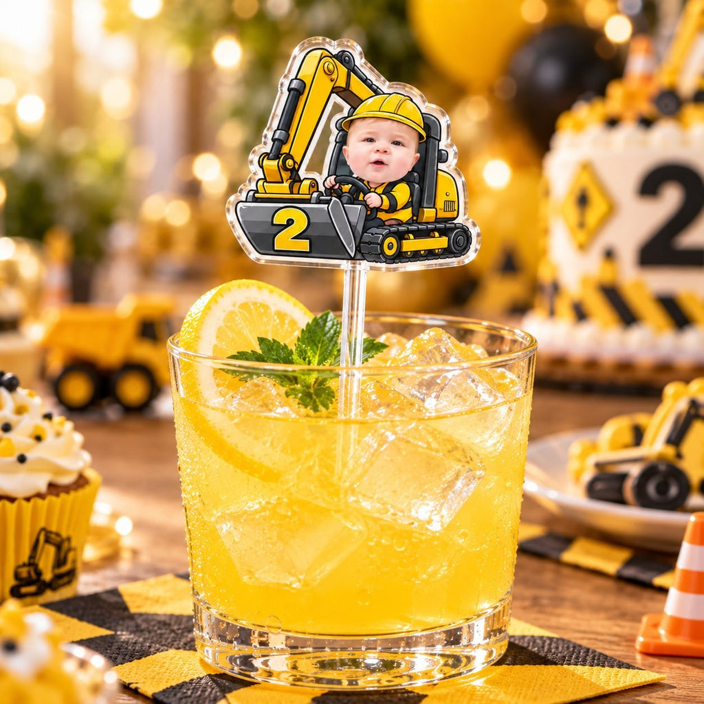 Custom Excavator Age Drink Stirrer - image 4 | Jolliboo