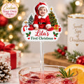 Custom First Christmas Drink Stirrer - image 1 | Jolliboo