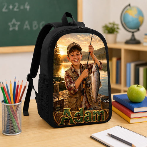 Custom Fishing Backpack for Boys - image 1 | Jolliboo