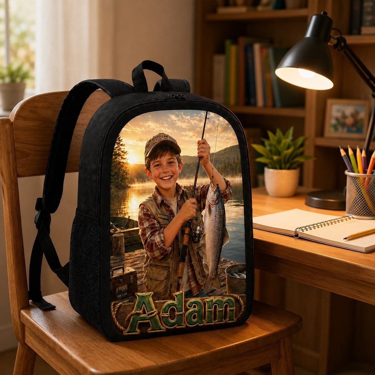Custom Fishing Backpack for Boys - image 3 | Jolliboo