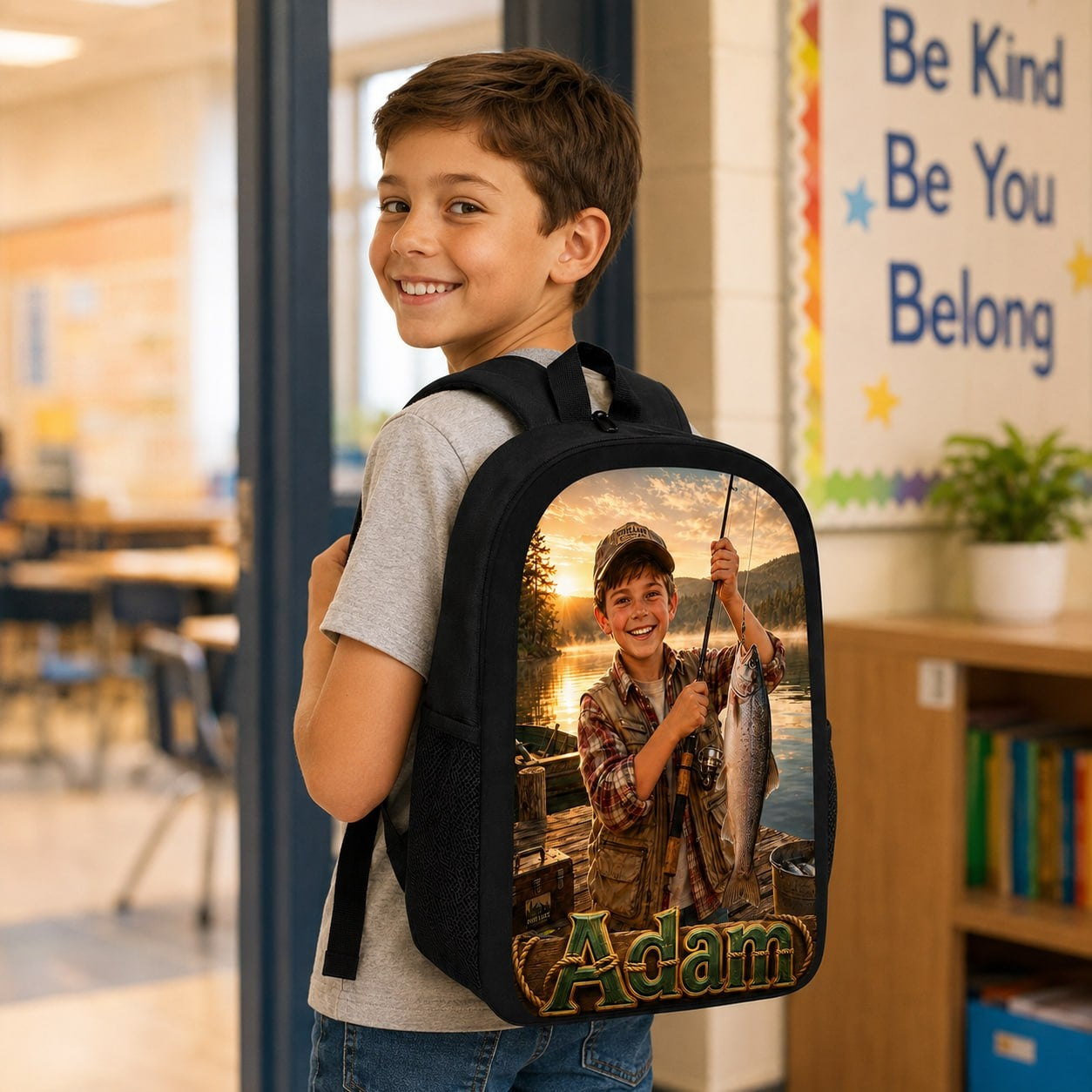 Custom Fishing Backpack for Boys - image 5 | Jolliboo