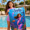Custom Mermaid Beach Towel - image 2 | Jolliboo