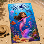 Custom Mermaid Beach Towel - image 4 | Jolliboo