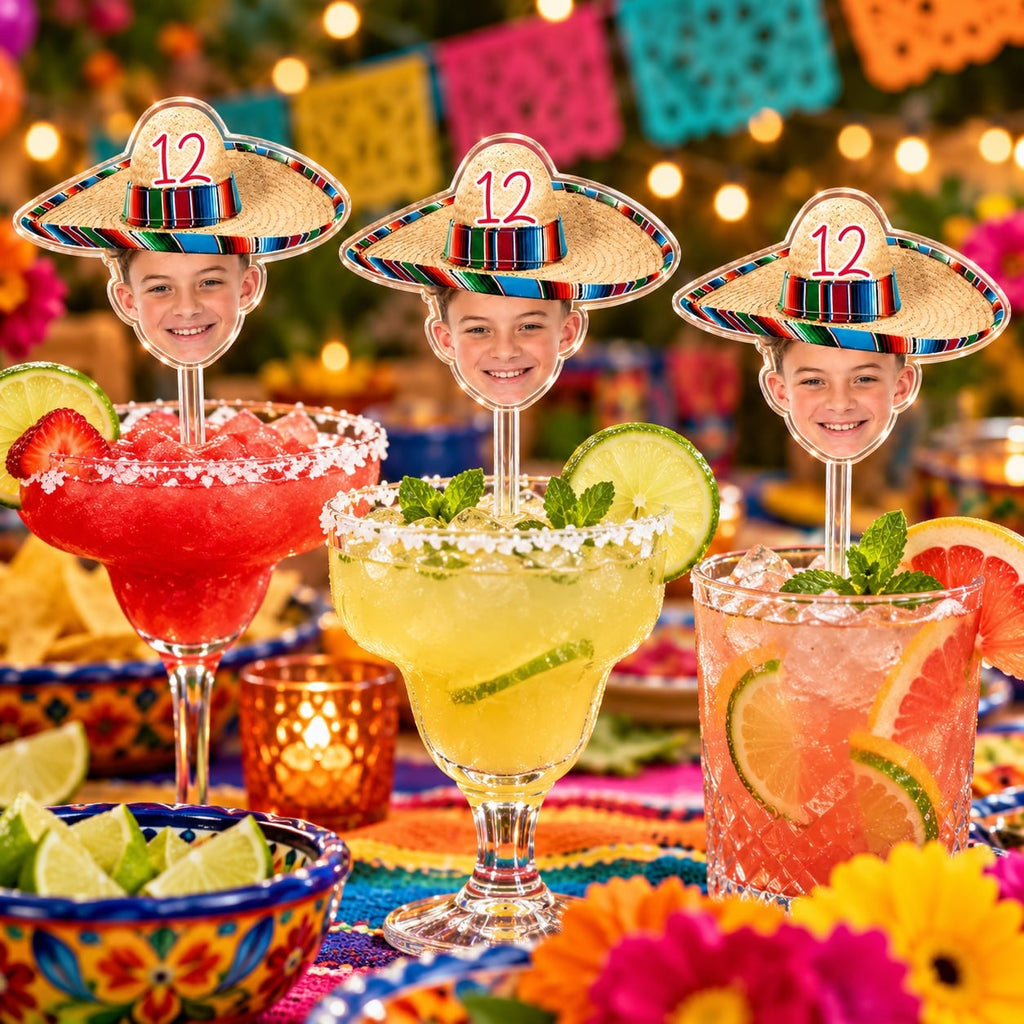 Custom Sombrero Age Drink Stirrer - image 2 | Jolliboo