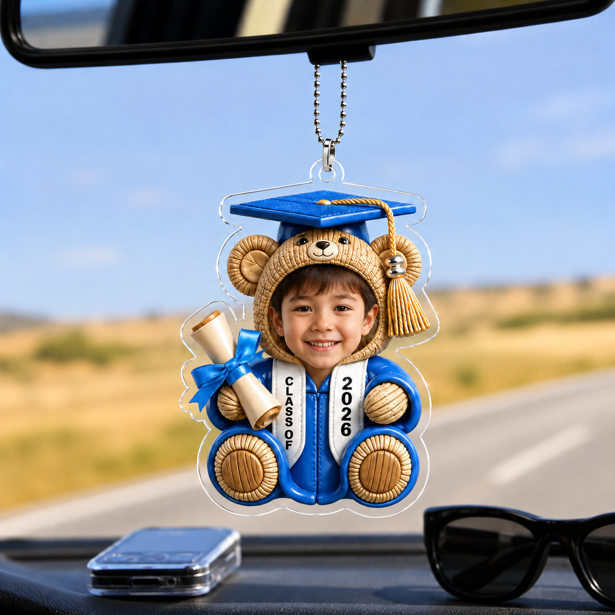 Personalized Graduation Day Car Hanging Ornament