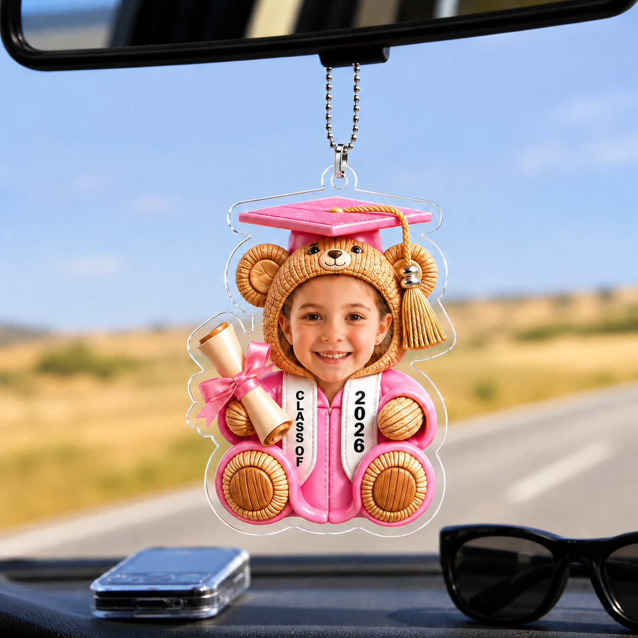 Personalized Graduation Day Car Hanging Ornament