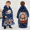 Personalized Christmas Night Blanket Hoodie | Jolliboo