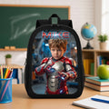 Kid Tech Hero Personalized School Bag - front backpack product shot showing the custom tech hero artwork | Personalized school bag for kids by Jolliboo