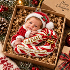 Personalized Baby Greatest Treat First Christmas Ornament - image 3 | Jolliboo