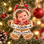 Personalized Baby Little Ginger First Christmas Ornament - image 1 | Jolliboo