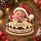 Personalized Baby Perfectly Decorated First Christmas Ornament - image 4 | Jolliboo