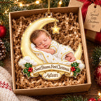 Personalized Baby Sweet Dreams First Christmas Ornament - image 3 | Jolliboo