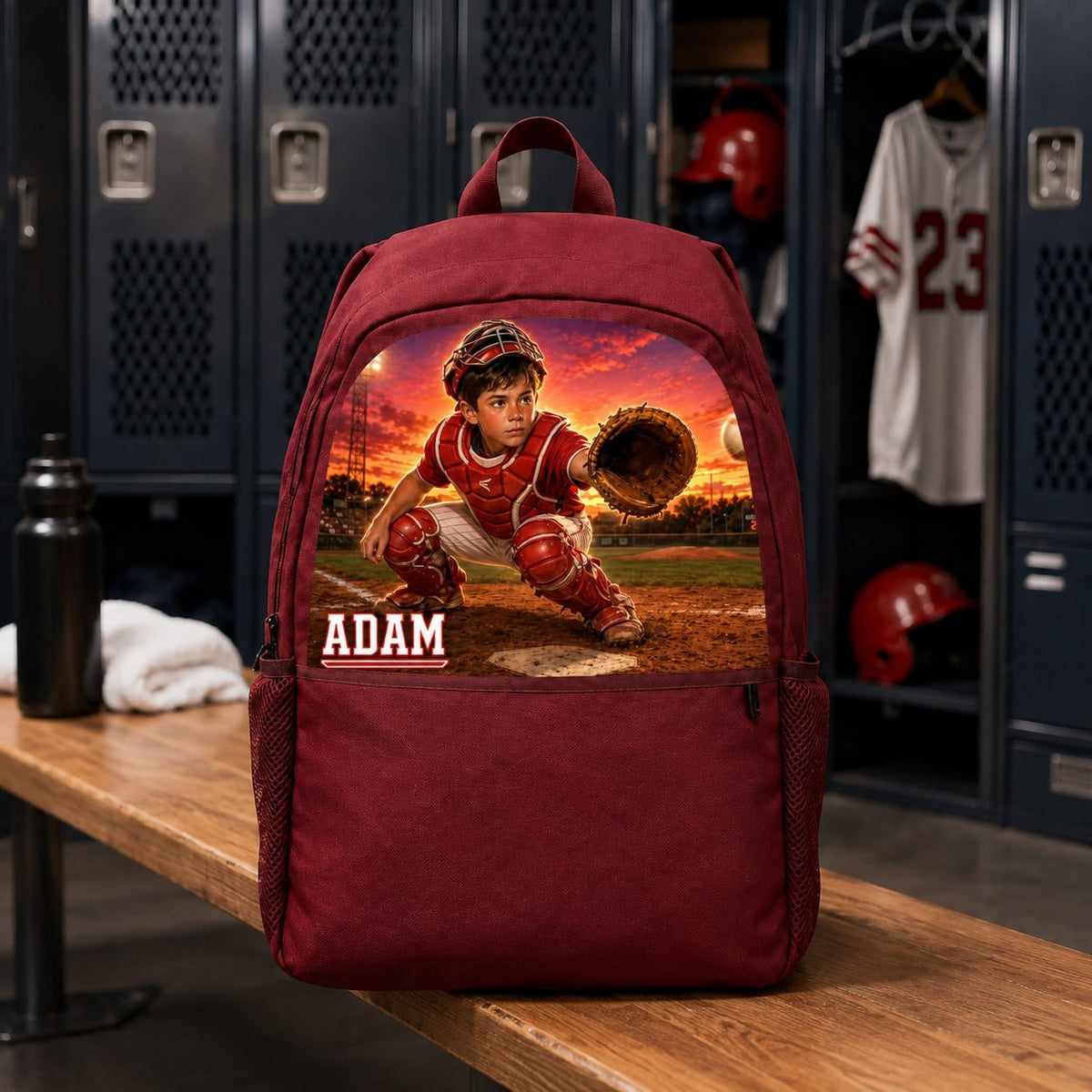 Personalized Baseball Catcher Backpack - image 5 | Jolliboo