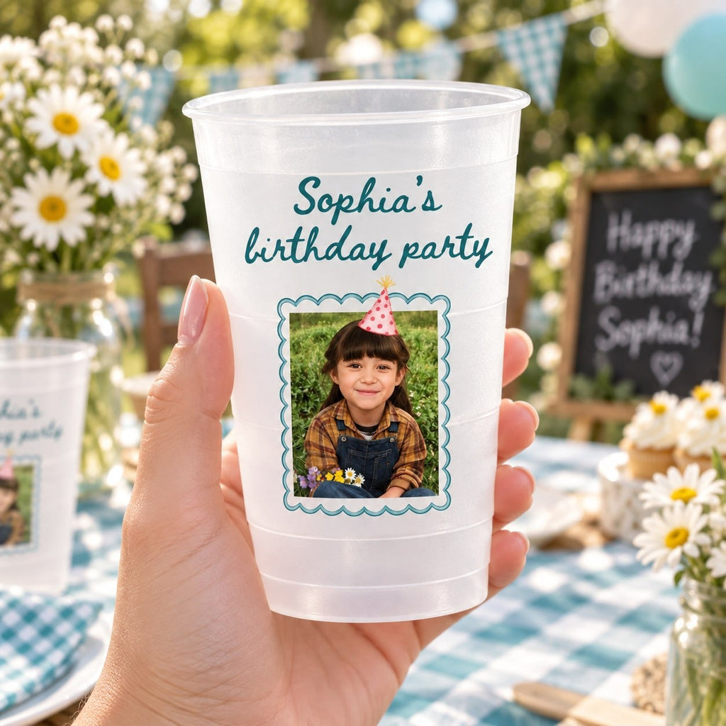 Personalized Birthday Party Photo Cup - image 2 | Jolliboo