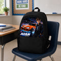 Personalized Car Drift Backpack for Boys - image 1 | Jolliboo