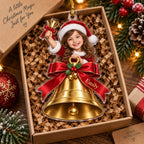 Personalized Christmas Bell Girl Ornament - image 4 | Jolliboo
