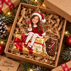 Personalized Christmas Candy Bar Girl Ornament - image 5 | Jolliboo