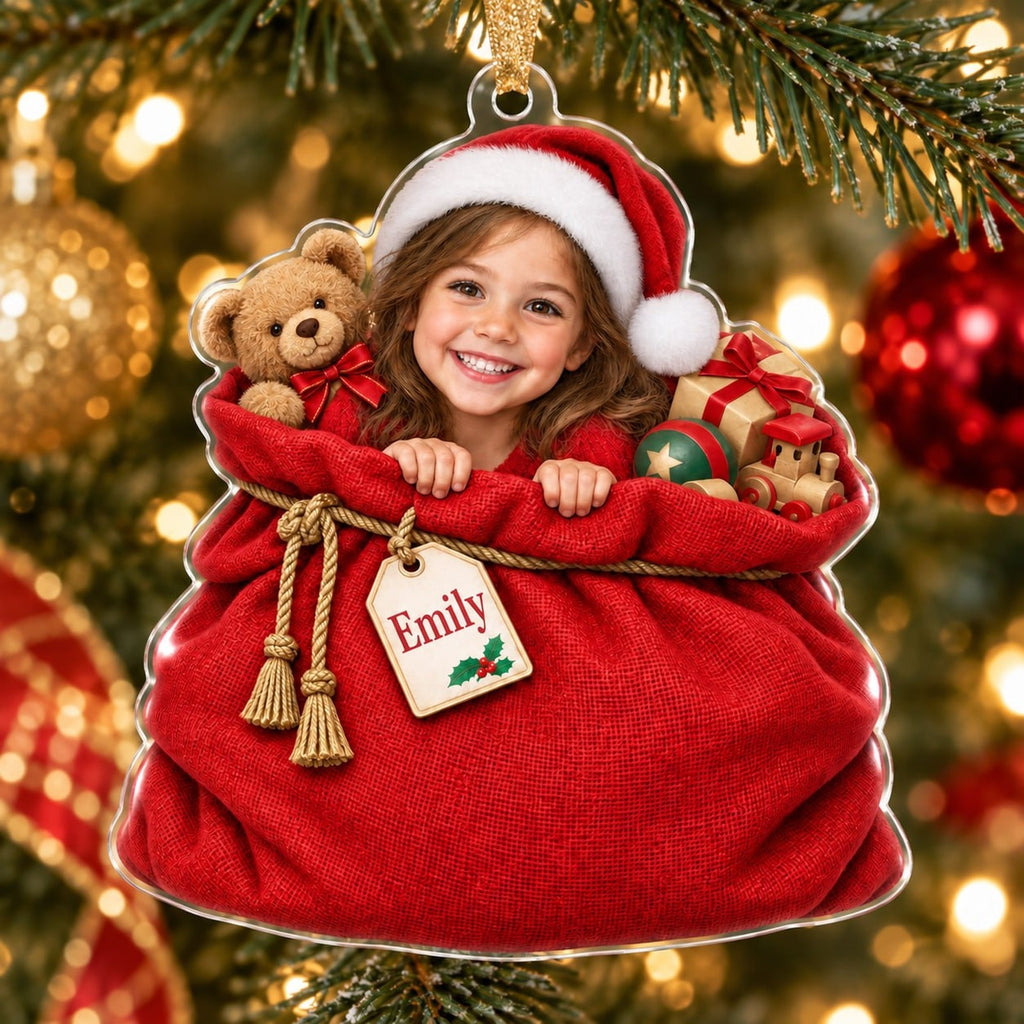 Personalized Christmas Gift Sack Ornament - image 2 | Jolliboo