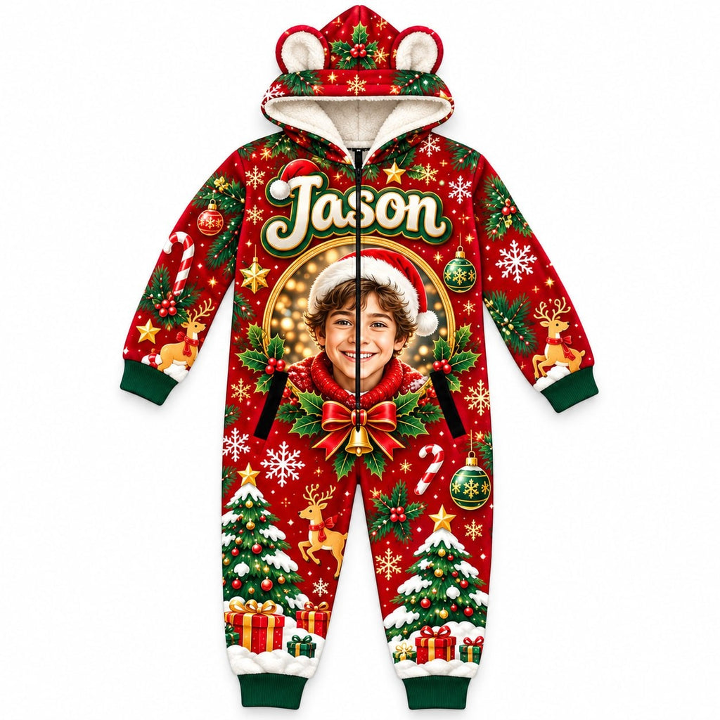 Personalized Christmas Reindeer Pyjama Suit - image 1 | Jolliboo