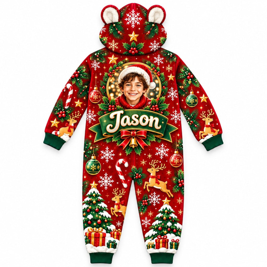 Personalized Christmas Reindeer Pyjama Suit - image 5 | Jolliboo