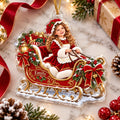 Personalized Christmas Santa Kid Ornament - image 1 | Jolliboo