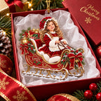 Personalized Christmas Santa Kid Ornament - image 3 | Jolliboo