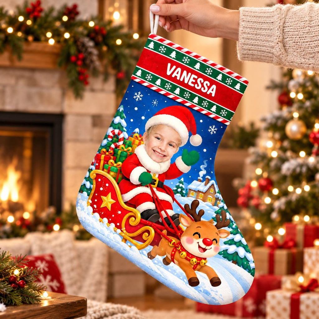 Personalized Christmas Stocking - image 2 | Jolliboo