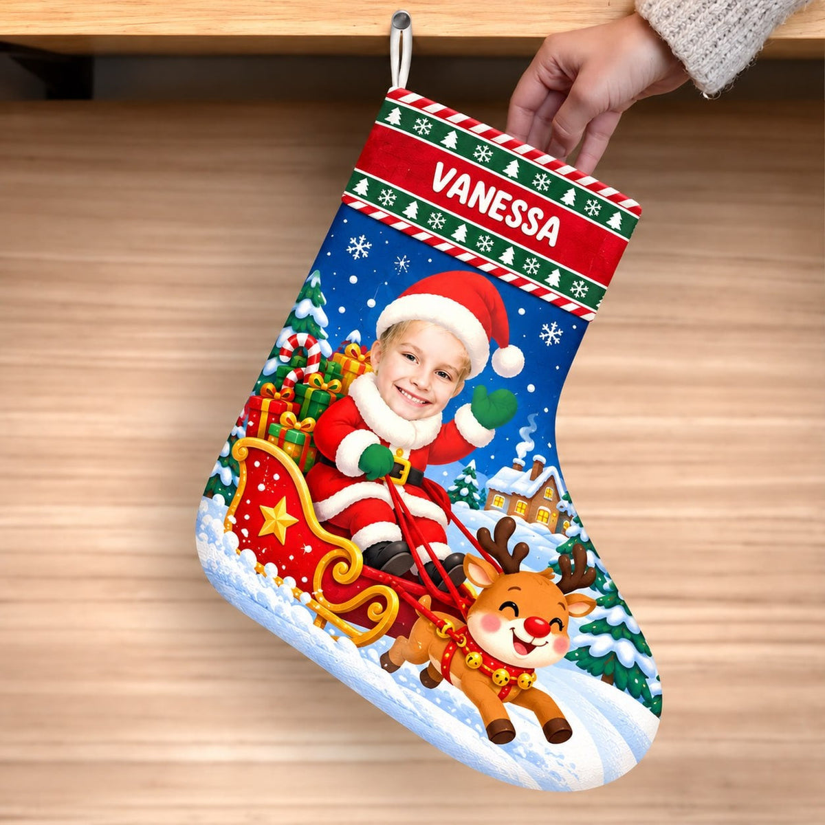 Personalized Christmas Stocking - image 5 | Jolliboo