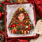Personalized Christmas Tree Photo Ornament - image 3 | Jolliboo