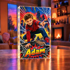 Personalized Comic City Hero Acrylic Block - image 2 | Jolliboo