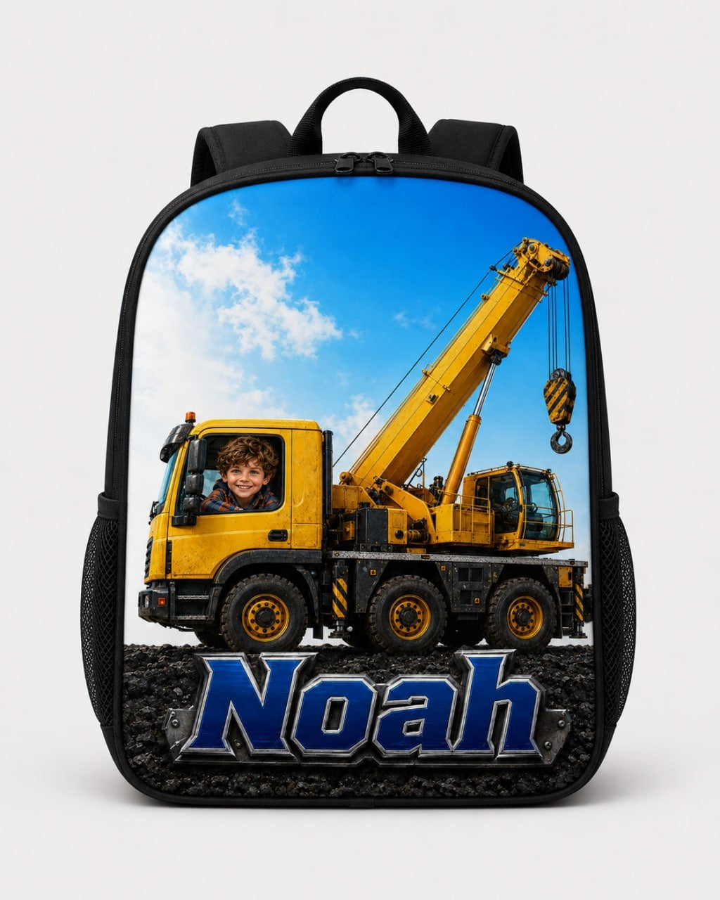 Personalized Construction Crane Truck Backpack - personalized product image 5 | Jolliboo