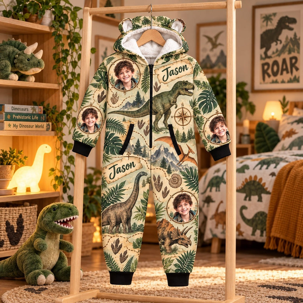 Personalized Dinosaur Explorer Pyjama Suit - image 5 | Jolliboo