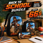 Personalized Dirt Bike Rider Backpack - image 1 | Jolliboo