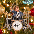 Personalized Drummer Boy Christmas Ornament - image 1 | Jolliboo