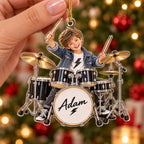 Personalized Drummer Boy Christmas Ornament - image 4 | Jolliboo