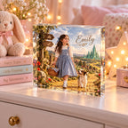 Personalized Emerald Road Acrylic Block - image 3 | Jolliboo