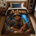 Personalized Explorer Boy Blanket - image 2 | Jolliboo
